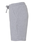 BELLA + CANVAS 3724 Unisex Sponge Fleece Shorts - Athletic Heather - side
