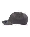 Flexfit 6100NU NU Cap - Dark Grey - side