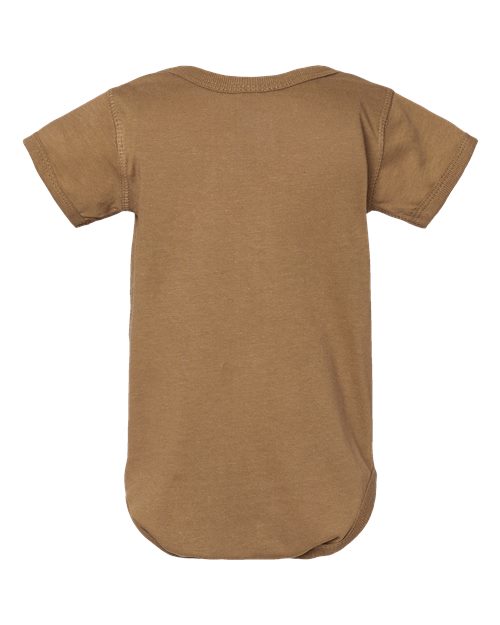 Rabbit Skins 4424 Infant Fine Jersey Bodysuit - Coyote Brown - back