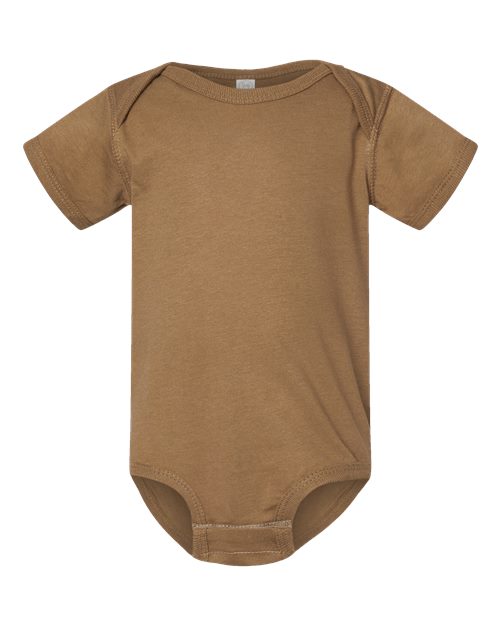 Rabbit Skins 4424 Infant Fine Jersey Bodysuit - Coyote Brown - front