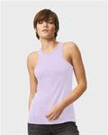 American Apparel 101CVC Women's CVC Tank - Heather Lilac - model front