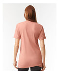 American Apparel TR401 Unisex Triblend Track Tee - Tri-Coral - model back