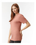 American Apparel TR401 Unisex Triblend Track Tee - Tri-Coral - model side
