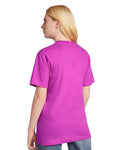 American Apparel 2001 Unisex Fine Jersey Tee - Super Pink - model back