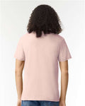 American Apparel 2001CVC Unisex CVC Tee - Heather Blush - model back