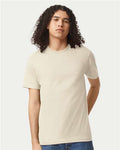 American Apparel 2001CVC Unisex CVC Tee - Heather Bone - model front