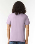 American Apparel 2001CVC Unisex CVC Tee - Heather Lilac - model back