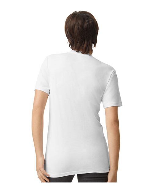 American Apparel 2001CVC Unisex CVC Tee - White - model back