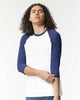 White/ Heather Indigo