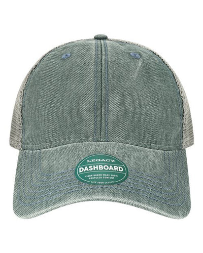 LEGACY DTA Dashboard Trucker Cap - Blue Steel/ Grey - front