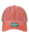LEGACY DTA Dashboard Trucker Cap - Nantucket Red/ Grey - front