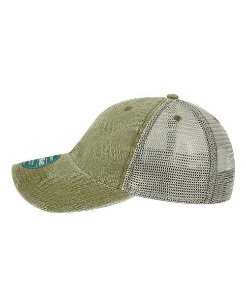 LEGACY DTA Dashboard Trucker Cap - Olive/ Grey - side