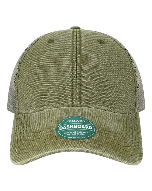 LEGACY DTA Dashboard Trucker Cap - Olive/ Grey - front