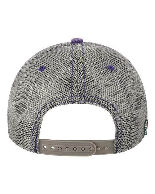 LEGACY DTA Dashboard Trucker Cap - Purple/ Grey - back
