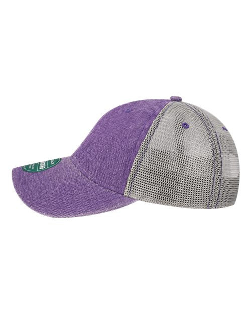 LEGACY DTA Dashboard Trucker Cap - Purple/ Grey - side