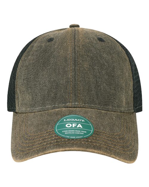 LEGACY OFA Old Favorite Trucker Cap - Black/ Black - front