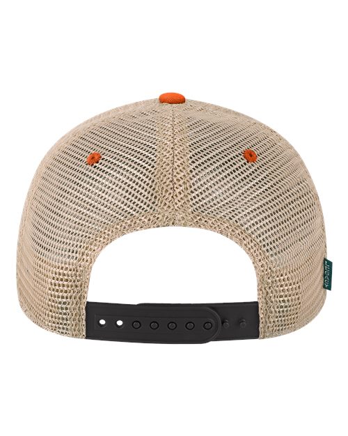 LEGACY OFA Old Favorite Trucker Cap - Black/ Orange/ Khaki - back