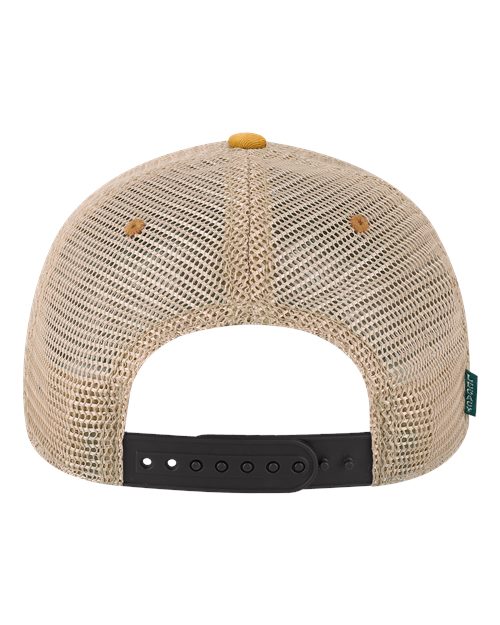 LEGACY OFA Old Favorite Trucker Cap - Black/ Yellow/ Khaki - back