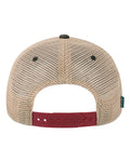 LEGACY OFA Old Favorite Trucker Cap - Cardinal/ Black/ Khaki - back