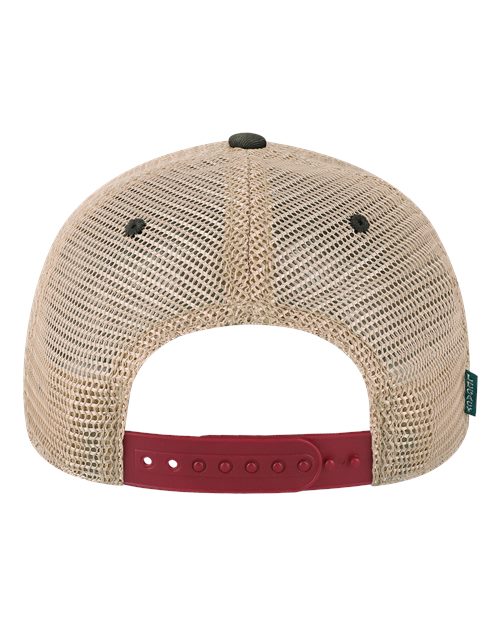 LEGACY OFA Old Favorite Trucker Cap - Cardinal/ Black/ Khaki - back