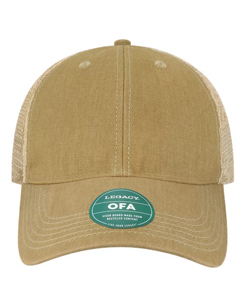 LEGACY OFA Old Favorite Trucker Cap - Khaki/ Khaki - front