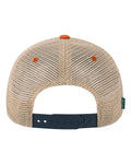 LEGACY OFA Old Favorite Trucker Cap - Navy/ Orange/ Khaki - back