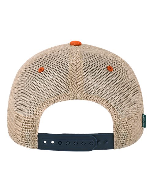 LEGACY OFA Old Favorite Trucker Cap - Navy/ Orange/ Khaki - back