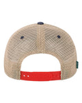 LEGACY OFA Old Favorite Trucker Cap - Scarlet Red/ Navy/ Khaki - back