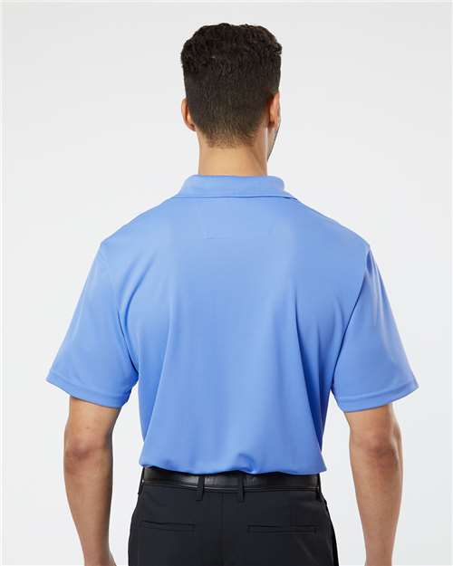 Paragon 100 Men's Saratoga Performance Mini Mesh Polo - Bimini Blue - model back