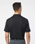 Paragon 100 Men's Saratoga Performance Mini Mesh Polo - Black - model back