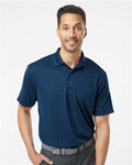 Paragon 100 Men's Saratoga Performance Mini Mesh Polo - Navy - model front