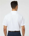 Paragon 100 Men's Saratoga Performance Mini Mesh Polo - White - model back