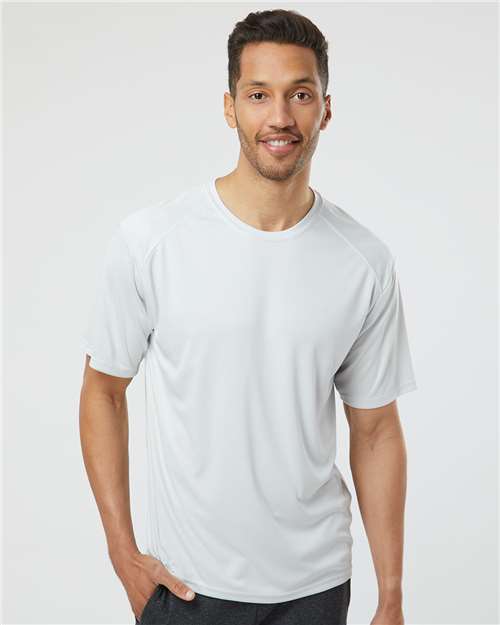 Paragon 200 Unisex Islander Performance T-Shirt - Aluminum - model front