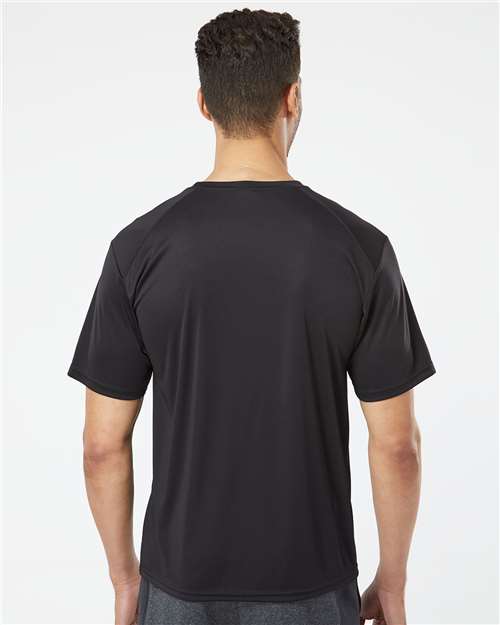 Paragon 200 Unisex Islander Performance T-Shirt - Black - model back