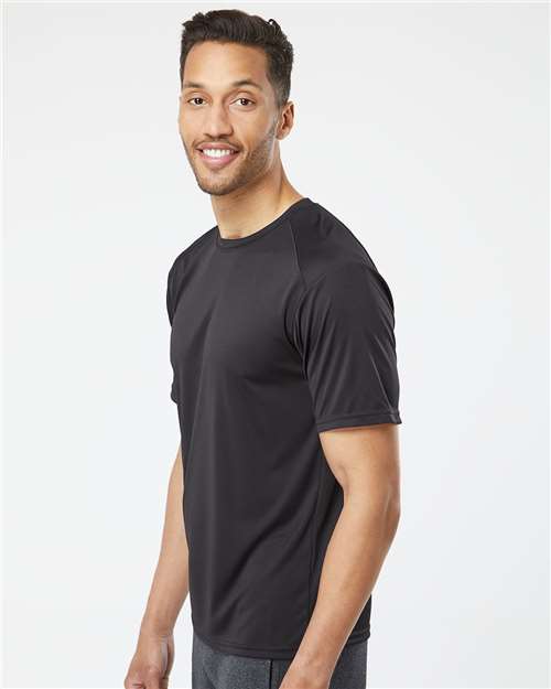 Paragon 200 Unisex Islander Performance T-Shirt - Black - model side