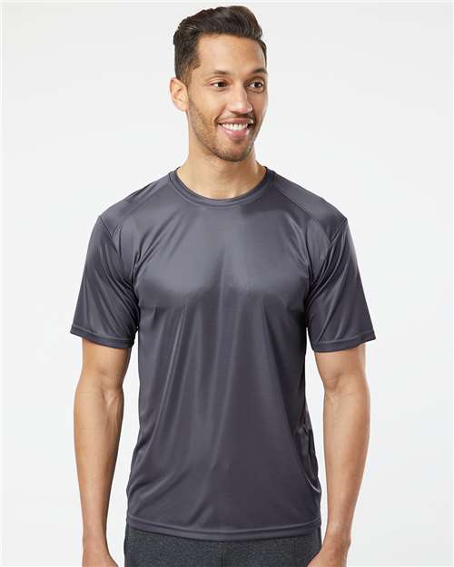 Paragon 200 Unisex Islander Performance T-Shirt - Graphite - model front