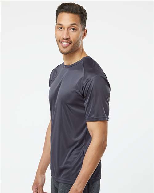 Paragon 200 Unisex Islander Performance T-Shirt - Graphite - model side
