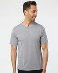 Paragon 200 Unisex Islander Performance T-Shirt - Heather Grey - model front