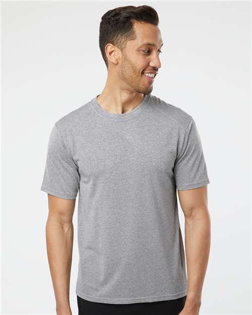 Paragon 200 Unisex Islander Performance T-Shirt - Heather Grey - model front