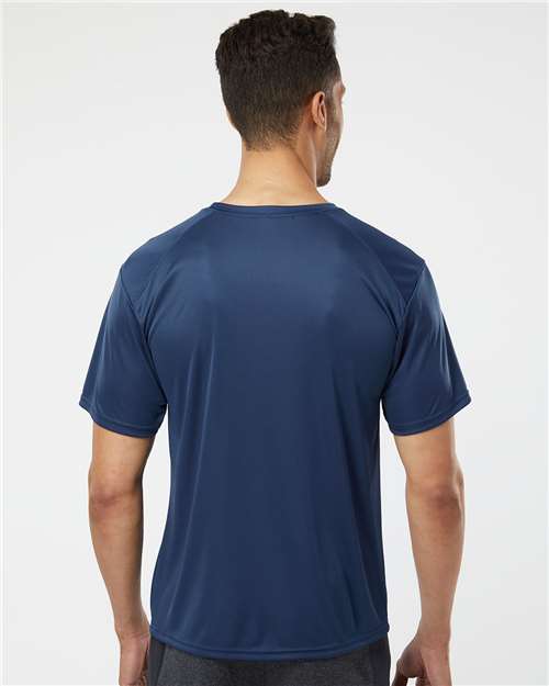 Paragon 200 Unisex Islander Performance T-Shirt - Navy - model back