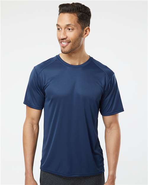 Paragon 200 Unisex Islander Performance T-Shirt - Navy - model front