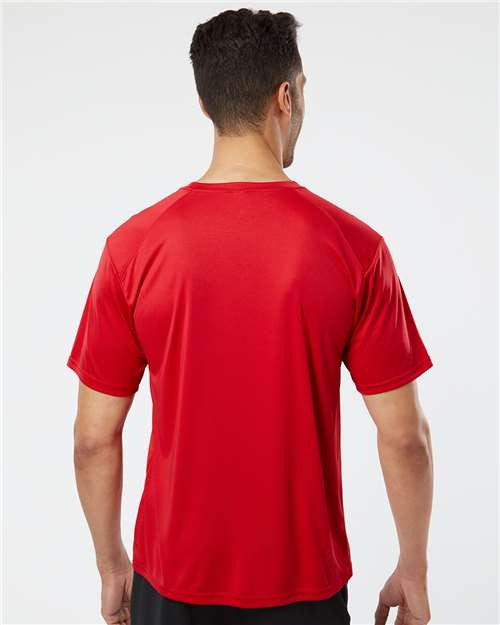 Paragon 200 Unisex Islander Performance T-Shirt - Red - model back