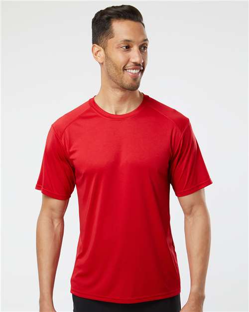 Paragon 200 Unisex Islander Performance T-Shirt - Red - model front
