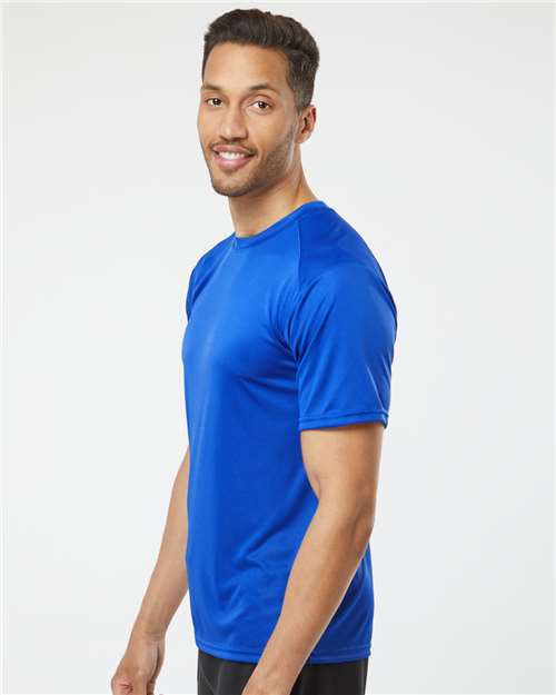 Paragon 200 Unisex Islander Performance T-Shirt - Royal - model side