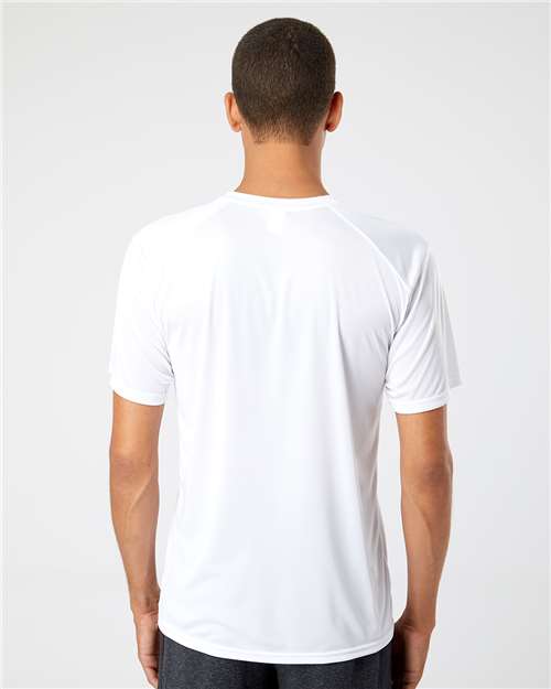 Paragon 200 Unisex Islander Performance T-Shirt - White - model back