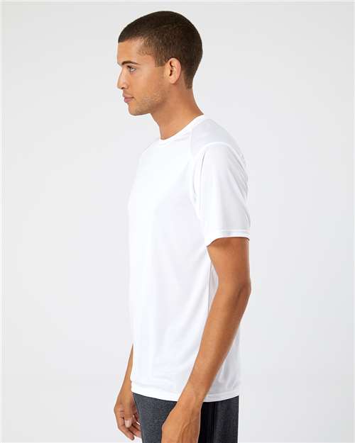 Paragon 200 Unisex Islander Performance T-Shirt - White - model side