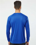 Paragon 210 Unisex Long Islander Performance Long Sleeve T-Shirt - Royal - model back
