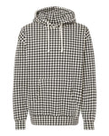 Independent Trading Co. IND4000 Heavyweight Hooded Sweatshirt - Houndstooth - flat front