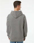 Independent Trading Co. IND4000 Heavyweight Hooded Sweatshirt - Houndstooth - model back