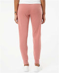 Independent Trading Co. PRM20PNT Women's California Wave Wash Sweatpants - Dusty Rose - model back
